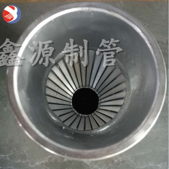 37mm高精度楔形丝缠绕约翰逊钢厂冷却水系统滤芯