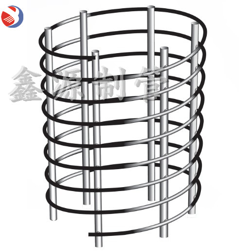 约翰逊大缝隙楔形丝缠绕滤管不锈钢骨架